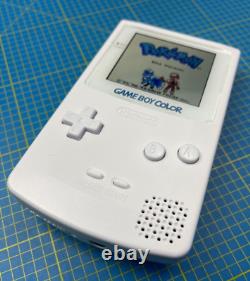 Boutons blancs Nintendo GameBoy Color Q5 OSD XL Laminate Affichage IPS en couleur