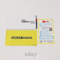 Boxed GB Micro Gameboy Avance Famicom 20e Anniversaire Ed Couleur Nintendo