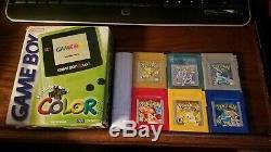 Boxed Gameboy Color Edition Bundle Pokemon Kiwi Ultime