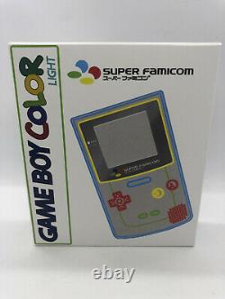 Boxed Nintendo Gameboy Color Light Super Famicom Ips Backlight & Glass Screen
