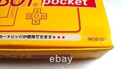 Boxed Nintendo Jeu Boy Pocket Jaune Console Main Région Gratuit