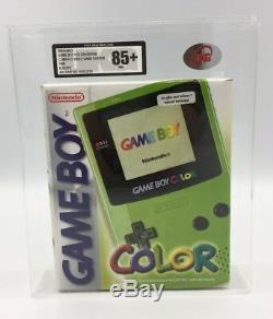 Brand New Scellé En Usine Nintendo Gameboy Color 1999 In Green Ukg Graded 85 Nm +