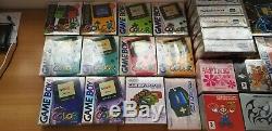 Bundle / Joblot / Collection De 34 Consoles Game Boy Advance / Couleur / Poche / Sp / Classique