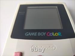 Cardcaptor Sakura Console GAME BOY COLOR CGB-001 Rose Blanc + étui×2 NINTENDO