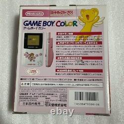 Cardcaptor Sakura Game Boy Couleur Console En Boîte Cgb-001 Rose Blanc Nintendo Utilisé