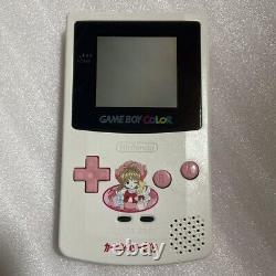 Cardcaptor Sakura Game Boy Couleur Console En Boîte Cgb-001 Rose Blanc Nintendo Utilisé