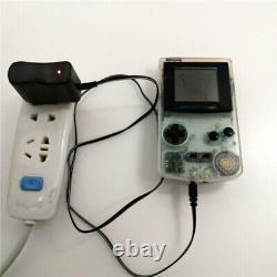 Clair blanc Console Nintendo Game Boy Color GBC rechargeable avec carte et chargeur