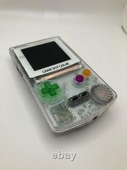 Clear Gameboy Couleur Funnyjouer Laminé Q5 2.0 Ips Console Gbc Game Boy