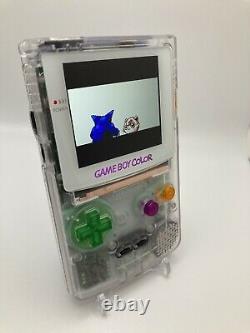 Clear Gameboy Couleur Funnyjouer Laminé Q5 2.0 Ips Console Gbc Game Boy