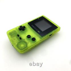Colorful Rechargeable Game Boy Couleur Gbc Console Avec 5 Niveaux Rétroéclairage LCD Mod