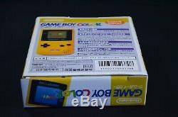 Complete New Nintendo Game Boy Color Open Box Japon Pissenlit Jaune