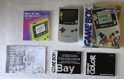 Complete Nintendo Gameboy Color Pokemon Système De Poche À Édition Limitée Cib Box