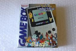 Complete Nintendo Gameboy Color Pokemon Système De Poche À Édition Limitée Cib Box
