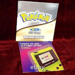 Complétez Votre Pokemon Silvernr Mint Box+manualgame Boy Color Original Authenic