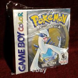 Complétez Votre Pokemon Silvernr Mint Box+manualgame Boy Color Original Authenic