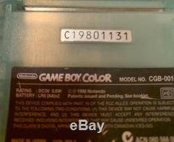 Console Cgb-001 De Jouets R Us Jouets Rus De Couleur Bleue Glaciale Jap Gameboy Color Edition Limitée