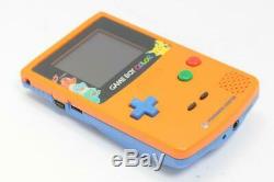 Console Couleur Nintendo Gameboy Color Pokemon Orange En Édition Limitée 290