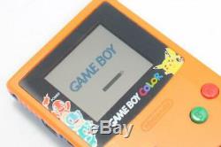 Console Couleur Nintendo Gameboy Color Pokemon Orange En Édition Limitée 290