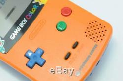 Console Couleur Nintendo Gameboy Color Pokemon Orange En Édition Limitée 290