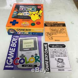 Console Couleur Nintendo Gameboy Color Pokemon Orange En Édition Limitée 290