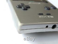 Console Couleur Nintendo Gameboy Light Argenté Coffret Testé / Rétroéclairage Ok-q6