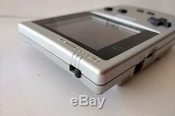 Console Couleur Nintendo Gameboy Light Silver Mgb-101 Et Jeu Réglé / Testé-b119