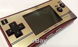 Console Couleur Nintendo Gameboy Micro Famicom, 20e Anniversaire, Aucune Boîte Utilisée