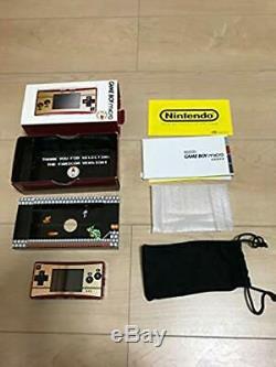 Console Couleur Nintendo Gameboy Micro Famicom 20e Anniversaire F / S Japon Utilisé