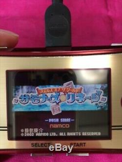 Console Couleur Nintendo Gameboy Micro Famicom Avec Logiciel 4game Vg F / S Rare