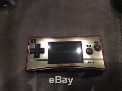 Console Couleur Nintendo Gameboy Micro Famicom Limited Edition Complete Boxed Gba