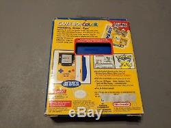 Console De Jeu Nintendo Game Boy Color Pokemon Edition Jaune Boîte Complète Cib