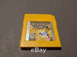 Console De Jeu Nintendo Game Boy Color Pokemon Edition Jaune Boîte Complète Cib