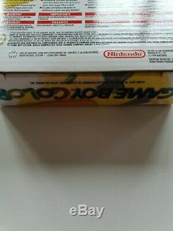 Console De Jeu Nintendo Gameboy Couleur Jaune Limited Console Rare En Boîte Scellée À L'usine