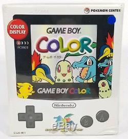Console De Jeux Nintendo Game Boy Couleur Pokémon Center Gold Gold Gbc Rare Lnc