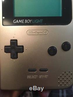 Console De Jeux Nintendo Game Boy Light Couleur Or Rare Occasion Grand Japon B15
