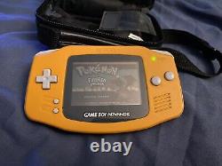 Console De Poche Nintendo Game Boy Advance Dans Orange Gba / Gameboy Agb-001