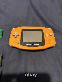 Console De Poche Nintendo Game Boy Advance Dans Orange Gba / Gameboy Agb-001