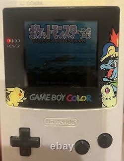 Console Game Boy Color Pokemon Center Argent Or Set Mémorial