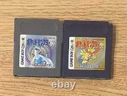 Console Game Boy Color Pokemon Center Argent Or Set Mémorial