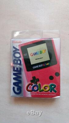 Console Game Boy Color Rose Console Nintendo Gbc Neuf Blister Rigide