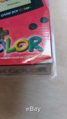 Console Game Boy Color Rose Console Nintendo Gbc Neuf Blister Rigide