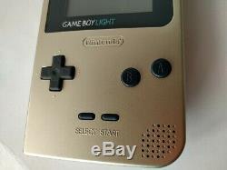 Console Game Boy Couleur Light Gold Mgb-101, Manuel, Coffret Et Jeu Testé-b1018