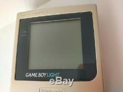 Console Game Boy Couleur Light Gold Mgb-101, Manuel, Coffret Et Jeu Testé-b1018