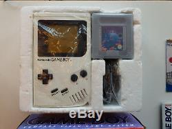 Console Game Boy Nintendo Game Boy Couleur Blanche Limitée Classic Dmg-01 Rare En Boîte
