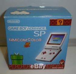 Console Game Boy Sp Famicom Couleur Édition Limitée Ags-001 Région Ntsc Jap Gratuit