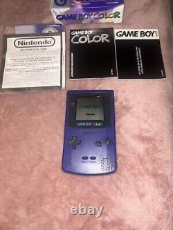 Console Game Boy et ensemble de jeux