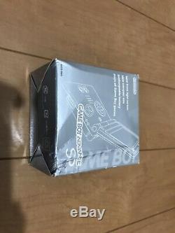 Console Gameboy Advance Sp Couleur Argent Platine Avec La Boîte Et Le Manuel