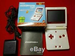 Console Gameboy Advance Sp Famicom Couleur Garçon Manuel De Jeu Coffret Du Japon Utilisé