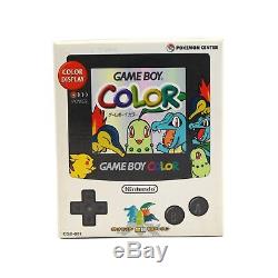 Console Gameboy Color Pokemon Center Ltd Rare Jap Cib, Boxed Grande Condition