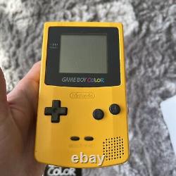 Console Gameboy Color jaune en boîte